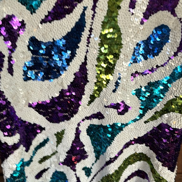 Adrienne Vittadini full sequin 80s vintage - Picture 3 of 6